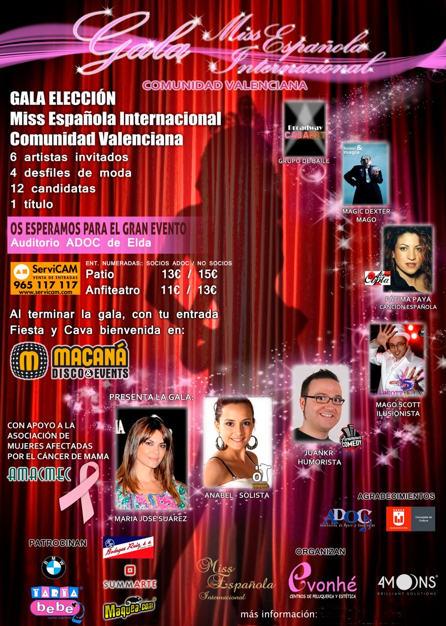 PROYECTO MISS Cartel Gala Miss